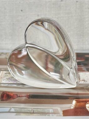 Steuben Glass Crystal Loving Heart Sculpture Figurine